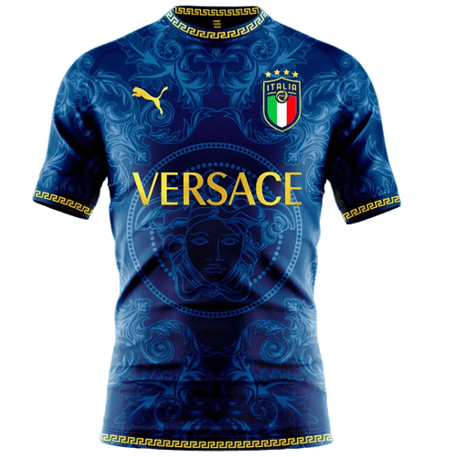 Jersey Seleção Itália x Versace - Puma - Azul