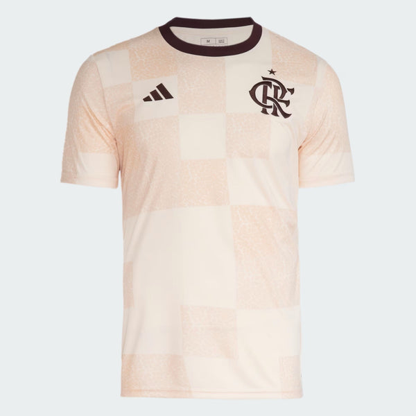 Jersey do Flamengo Pré Jogo 24/25 - Bege
