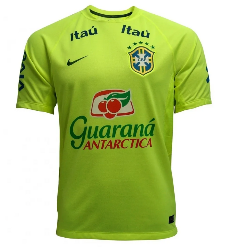 Jersey de Treino Seleção Brasil Nike - Verde Fluorescente