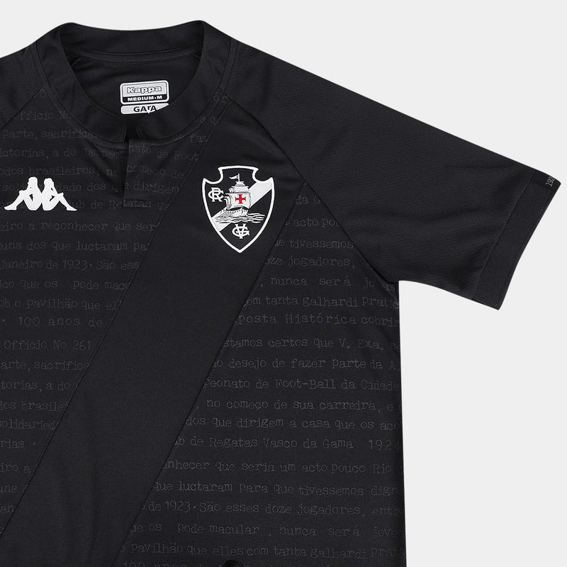 Jersey Vasco III 24/25 s/n° Kombat Jogador Kappa Masculina - Preto