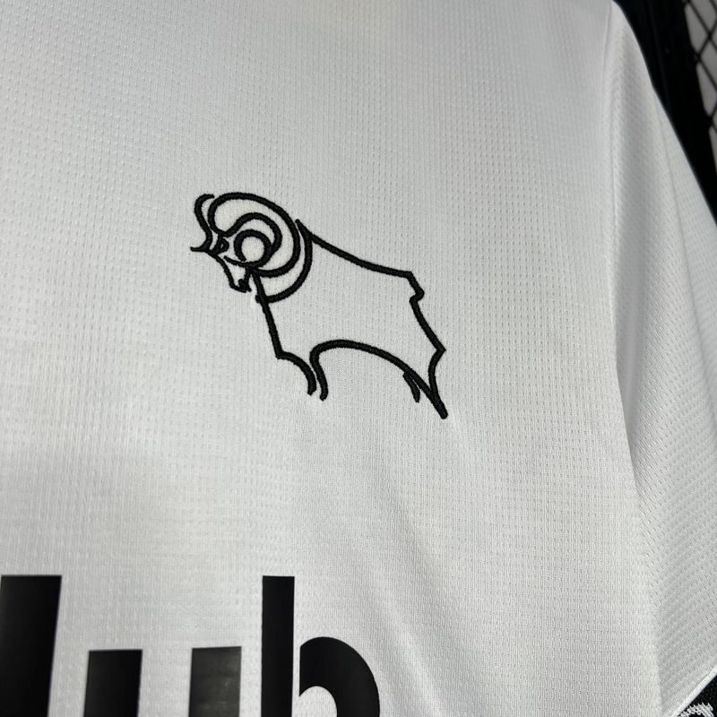 Jersey do Derby County Fc l 24/25 Branco