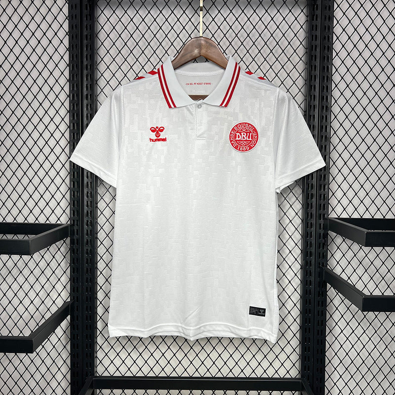 Jersey Seleção Dinamarca 24/25 - Away - Branco